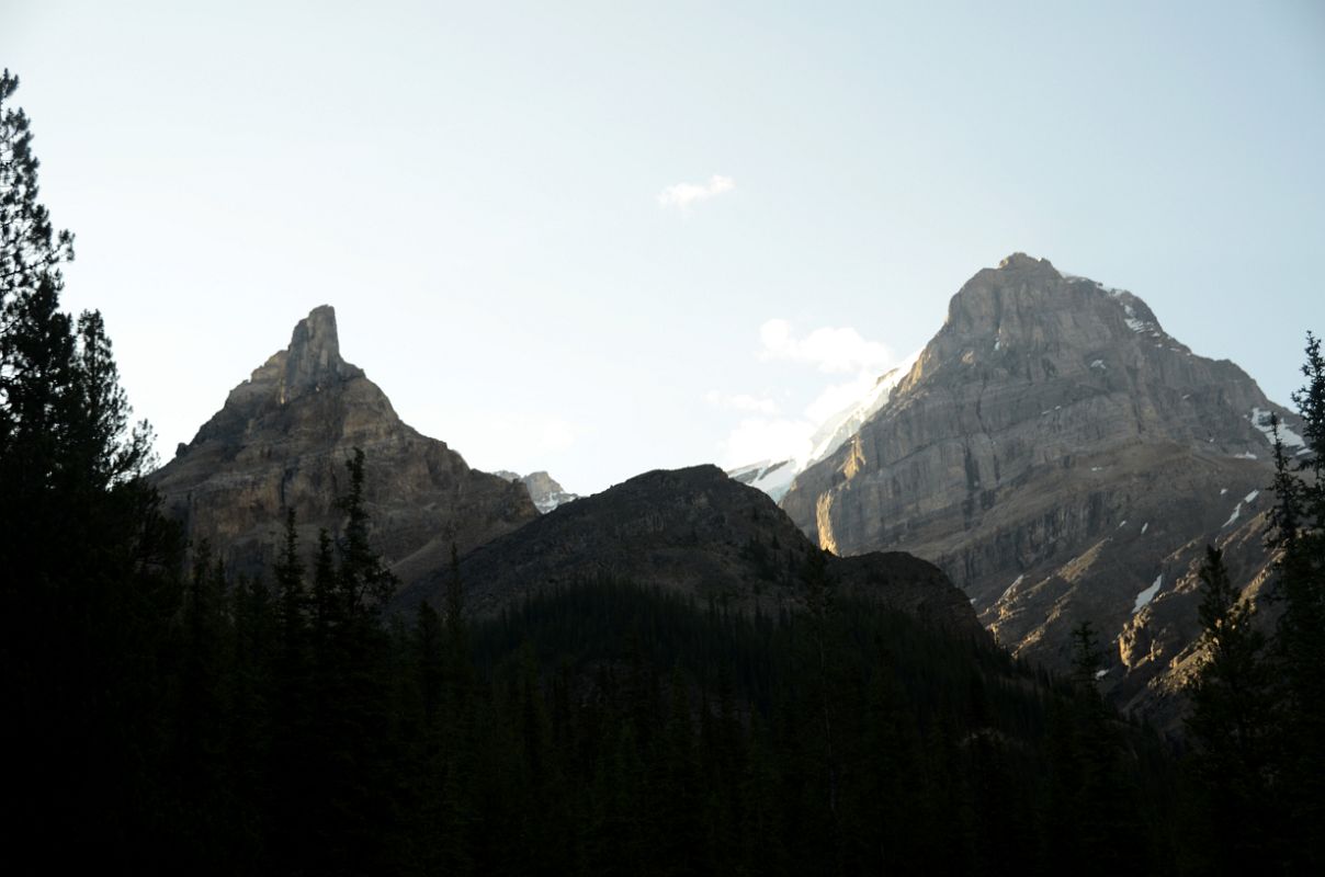 02 Watch Tower and Mount Collier From Lake O-Hara Road